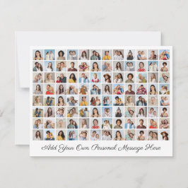 Tarjeta Festiva Colaje de 96 fotos Agrega tu propio saludo