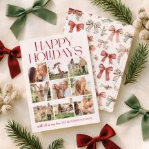 Colaje de Fotos de Arco de Felices Fiestas