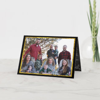 Tarjeta Festiva Colaje de Fotos Familiares