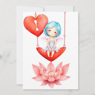 Tarjeta Festiva Colección de amor y corazón de el día de San Valen