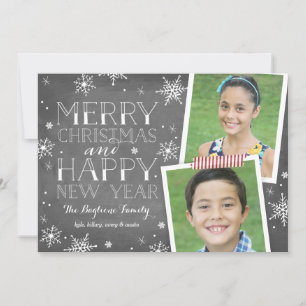 Tarjeta Festiva Colección de copos de nieve a mano