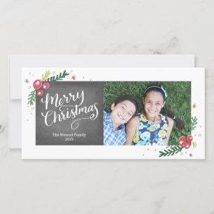 Tarjeta Festiva Colección de follaje festivo