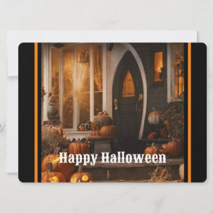 Tarjeta Festiva Colección de Hogar Feliz Halloween