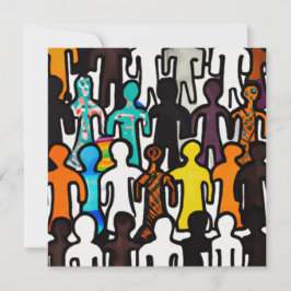 Tarjeta Festiva Colección de igualdad racial