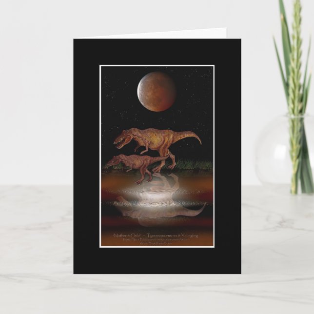 Tarjeta Festiva Colección de T-REX (Anverso)