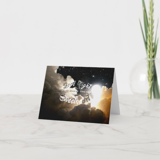 Tarjeta Festiva Colección GoodNight - Notecard (Anverso)