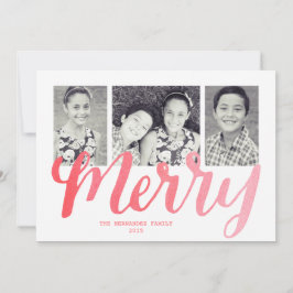 Tarjeta Festiva Colección Merry