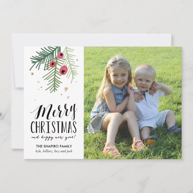 Tarjeta Festiva Colección Merry Berry (Anverso)