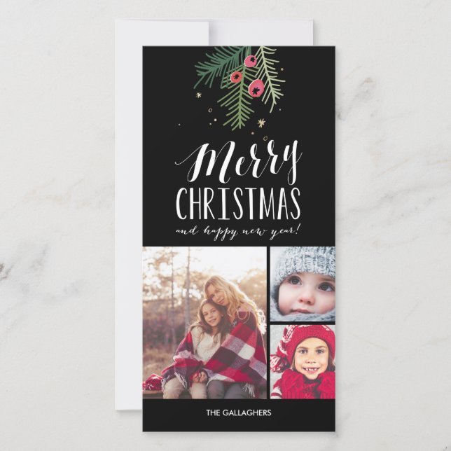 Tarjeta Festiva Colección Merry Berry (Anverso)