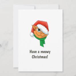 Tarjeta Festiva Collage de fotos de gatos de navidades