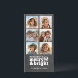 Tarjeta Festiva Collage de fotos de Instagram Chalkboard 6<br><div class="desc">¡Que tus días sean amargos y brillantes! Un diseño sencillo y moderno que destaca tus fotos. Este ejemplo utiliza los marcos de Earlybird. Si tiene algún problema con la imagen o el texto,  haga clic en el botón personalizar y podrá mover las cosas y hacer cambios.</div>