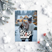 collage de fotos de los Navidades retro "Que nieve