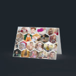 Tarjeta Festiva Collage de Fotos en Hexágono<br><div class="desc">Este producto presenta un patrón hexagonal único ordenado en un diseño moderno de panal de abeja,  perfecto para mostrar recuerdos favoritos o imágenes artísticas. El diseño geométrico añade un toque elegante y contemporáneo,  creando un efecto visualmente impactante que combina la creatividad y la expresión personal.</div>