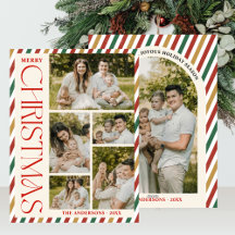 Collage de fotos Feliz Arco navideño Estribos retr