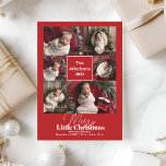 Tarjeta Festiva Collage de fotos Feliz Navidades<br><div class="desc">Celebra la llegada de tu pequeño con nuestro Anuncio de Nacimiento de nuestros Navidades de Fotografía. Este elegante diseño le permite compartir la alegría de su recién nacido durante la temporada festiva, mezclando la calidez de los Navidades con la emoción de los primeros momentos de su bebé. La invitación cuenta...</div>