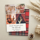 Tarjeta Festiva Collage de fotos Hanukkah moderno<br><div class="desc">¡Felices Días De Retos! Esta sencilla y moderna tarjeta Hanukkah cuenta con una moderna red de distribución de Instagram y cuenta con 4 de sus fotos favoritas junto con un mensaje de máquina de escribir personalizado, así como un caprichoso ilustracion de pan y rama botánica. En la parte trasera hay...</div>