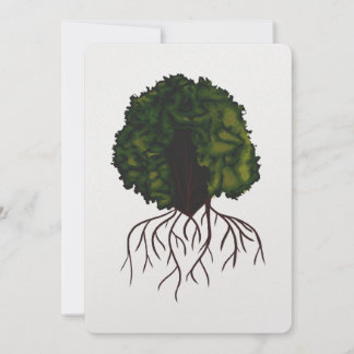 Tarjeta Festiva Collage de la identidad cultural de Artsy Afro Roo