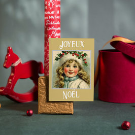 Tarjeta Festiva Collage de Noel a Paris