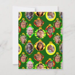 Tarjeta Festiva Collage Familiar