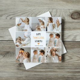 Tarjeta Festiva Collage moderno foto de una abuela feliz día de gr