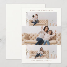 Collage natural y crema moderno con tres fotos