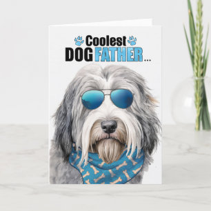 Tarjeta Festiva Collie Dog Coolest Dad