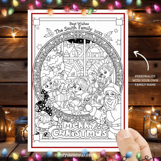 Tarjeta Festiva Coloca tu propio festival de Navidades personaliza (Subido por el creador)