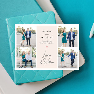 Tarjeta Festiva Color editable firmado con suavidad Guardar la tar