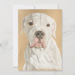 Tarjeta Festiva Colored pencil of dog