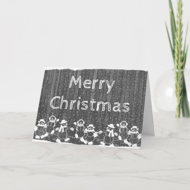 Tarjeta Festiva Colores adultos: Navidades cargan jengibre (Anverso)