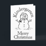 Tarjeta Festiva Colores En La Actividad Infantil Snowman Kindergar<br><div class="desc">Esta divertida tarjeta de navidades blancos y negros incluye un lindo muñeco de nieve en la parte delantera para que tus hijos y chicas se coloreen. Dentro de una actividad para completar tu clase de kindergarten, cuántos hombres de nieve pueden contar. ¡Un poco de trabajo para padres y profesores, ya...</div>