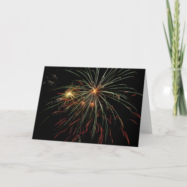 Tarjeta Festiva Colores navidades (Anverso)