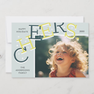 Tarjeta Festiva ¡COLORIDOS AZOTES! Navidades simples de fotos de v