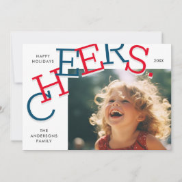 Tarjeta Festiva ¡COLORIDOS AZOTES! Navidades simples de fotos de v