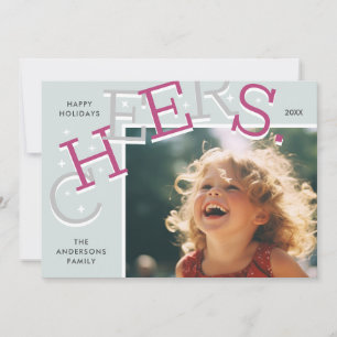 Tarjeta Festiva ¡COLORIDOS AZOTES! Navidades simples de fotos de v