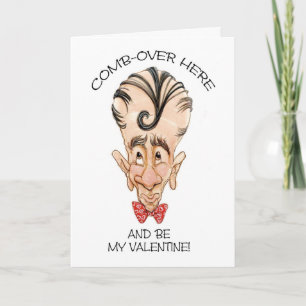 Tarjeta Festiva Comb-over