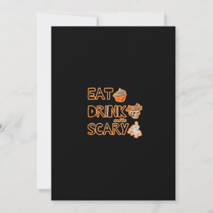 Tarjeta Festiva Come Bebe Y Sé Espantoso Gráfico