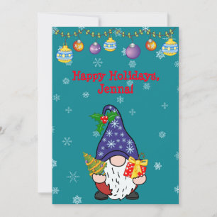 Tarjeta Festiva Come Bebe y Sé Gnomie