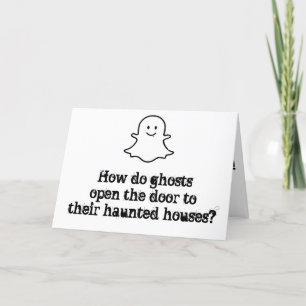 TARJETA FESTIVA COMEDIANTE FANTÁSTICO PARA HALLOWEEN