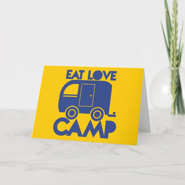 TARJETA FESTIVA COMER EL CAMPO DE AMOR (Anverso)