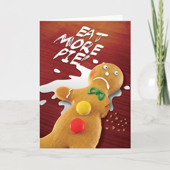 Tarjeta Festiva Comer más carta (Anverso)