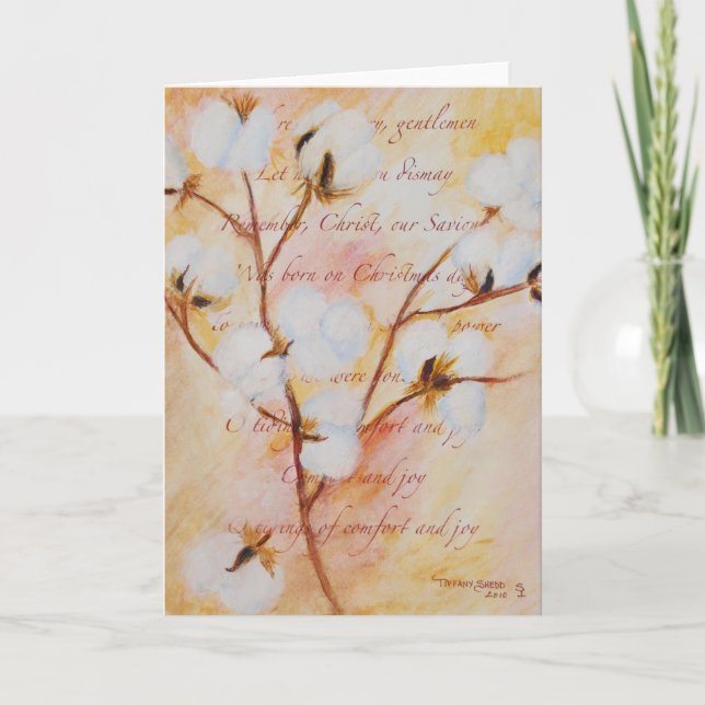 Tarjeta Festiva Comfort&Joy (Anverso)