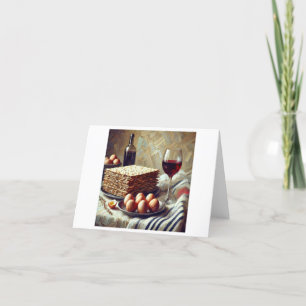 Tarjeta Festiva Comida de la Pascua,
