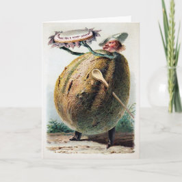 Tarjeta Festiva Comida Victoriana