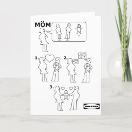 Tarjeta Festiva Cómo ensamblar una parodia adoptiva de la instrucc