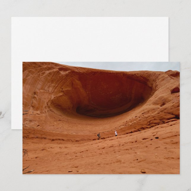 Tarjeta Festiva Como hormigas (Anverso / Reverso)