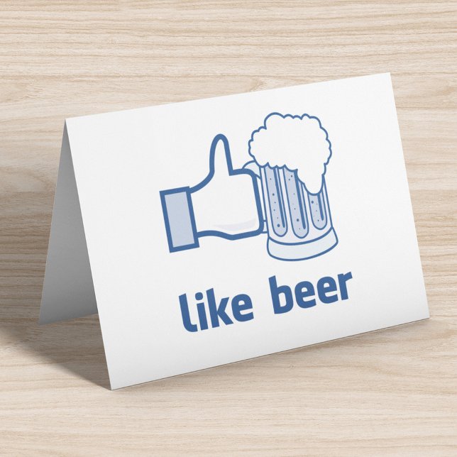 Tarjeta Festiva Como la cerveza (Subido por el creador)
