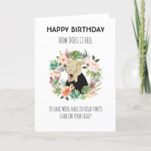 ¿Cómo se siente el cumpleaños gracioso?