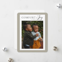 Comodidad + Joy Holiday Photo Card