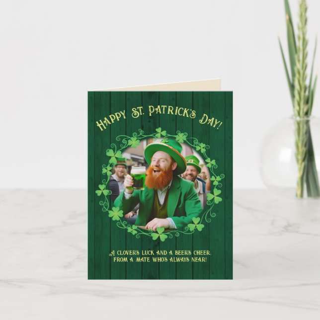 Tarjeta Festiva Compañía de cerdos y cerdos (Anverso)